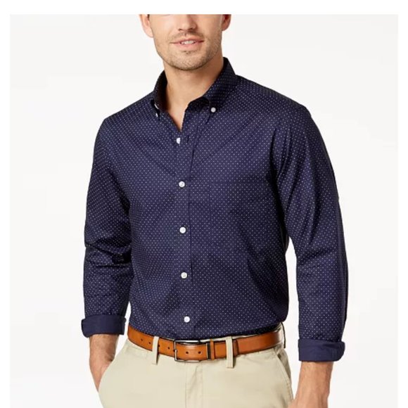 CLUB ROOM MEN BUTTON DOWN SHIRT - Picture 1 of 5